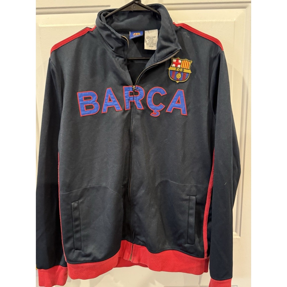 FC BARCELONA    warm up   jacket     size    M